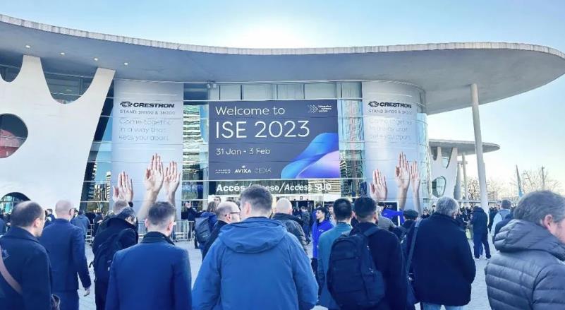 西班牙ISE 2023展会——欧洲杯投注网专业显示技术绽放风范