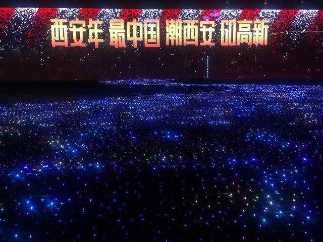 LED透明屏精彩助阵西安高新区光影中国年